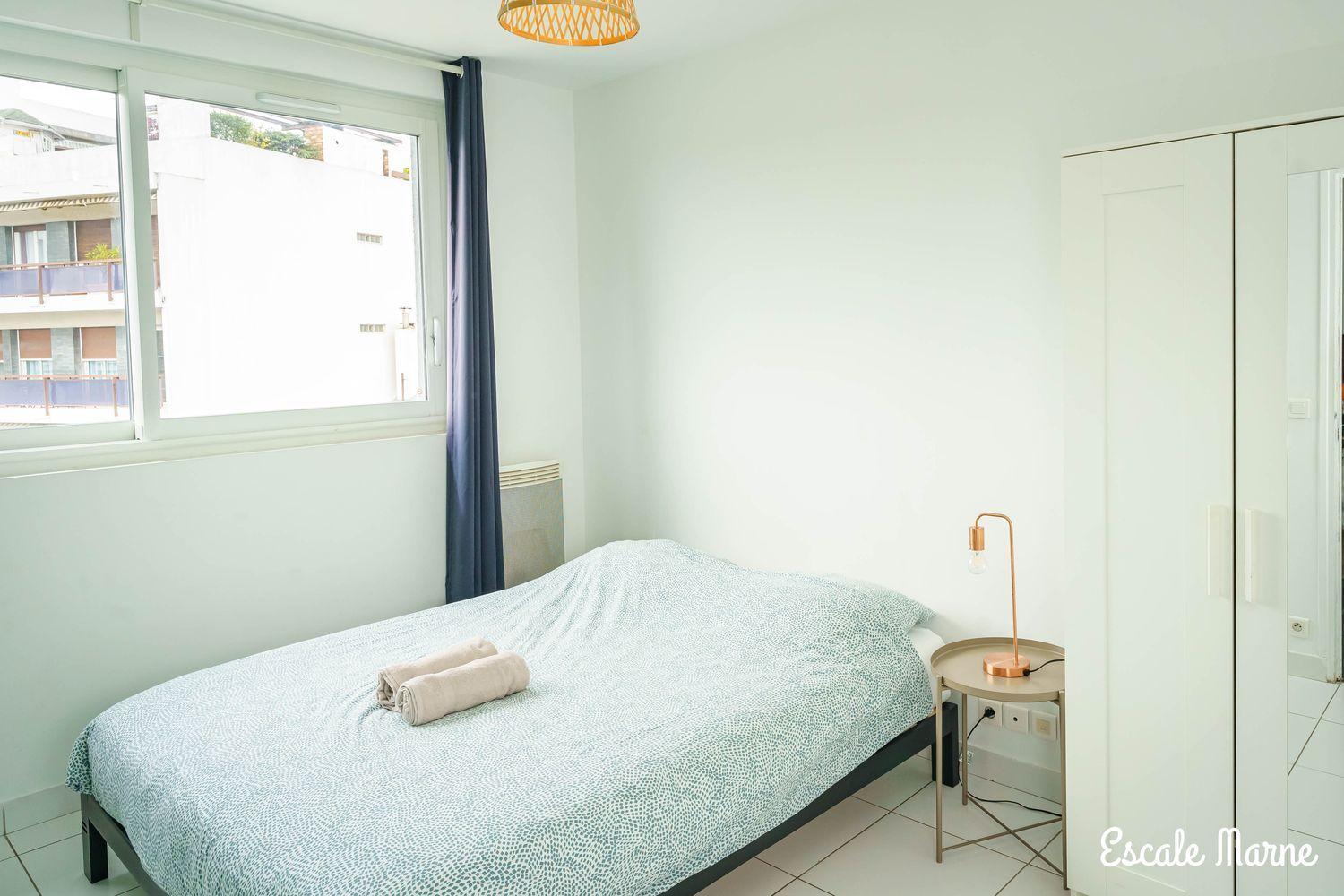 Escale-Marne Fr - 201 - Free Parking - Free Luggage Storage - All Equipped - Linen Included - Washing Machine - Luxury Emma Mattress 160X200 - 10Mn Walk Metro 8 - Rer A - Panoramic View - From 1 To 6 Guests เมซง-อัลฟอร์ ภายนอก รูปภาพ
